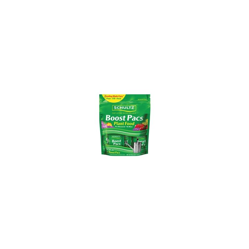 Schultz Boost Pacs SPF48900 Plant Fertilizer, 24 PK, 20-20-20 N-P-K Ratio