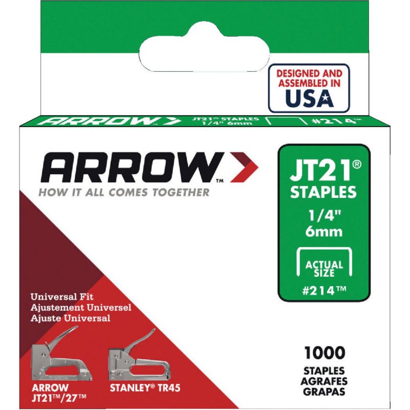Arrow JT21 Light Duty Staple (Pack of 5)