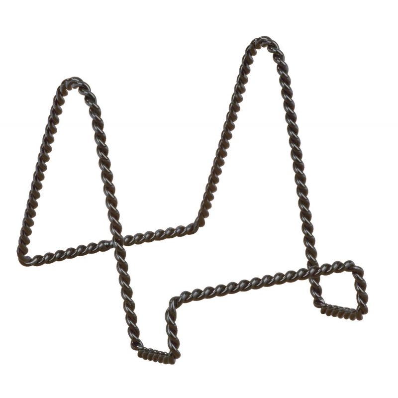 Tripar Twisted Wire Plate Stand Black