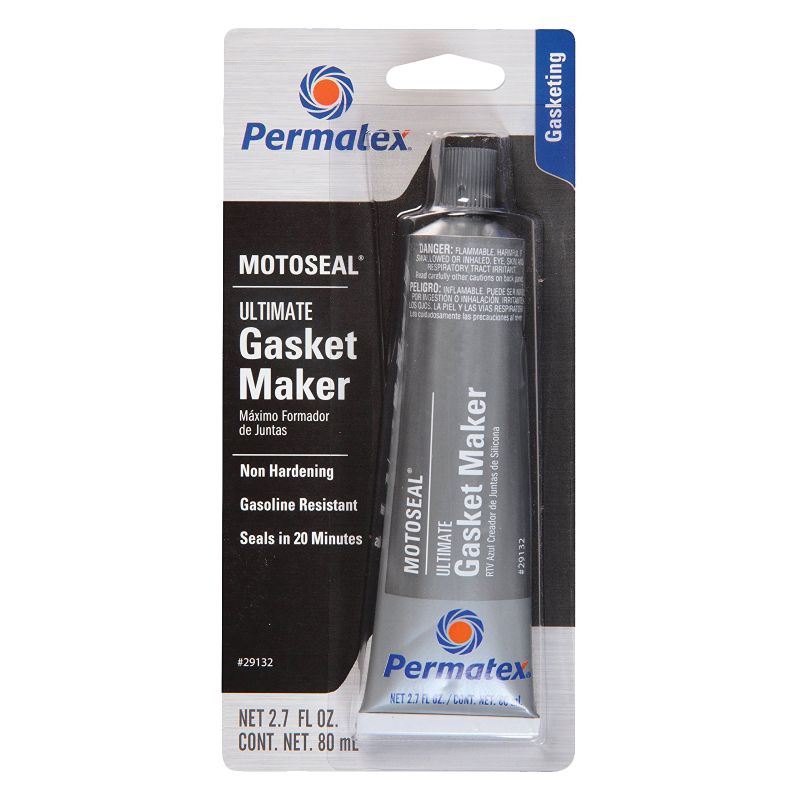 Permatex 29132 Gasket Maker, 2.7 oz Tube, Paste, Aromatic Gray