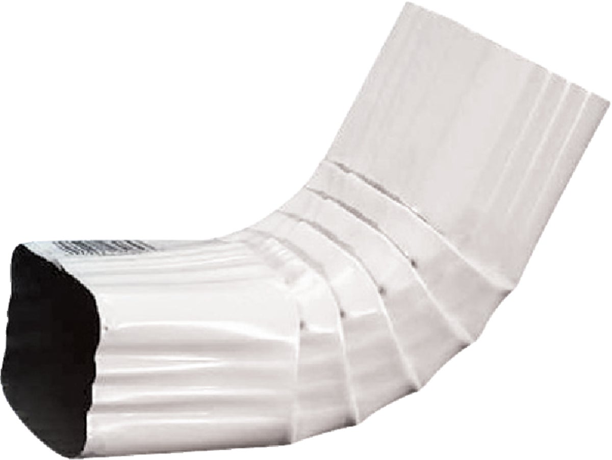 Amerimax Home Products 2x3 White Vinyl A to B Transition Elbow 