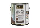 ZAR 82213 Deck and Siding Solid Color Coating, Oxford Brown, Liquid, 1 gal Oxford Brown
