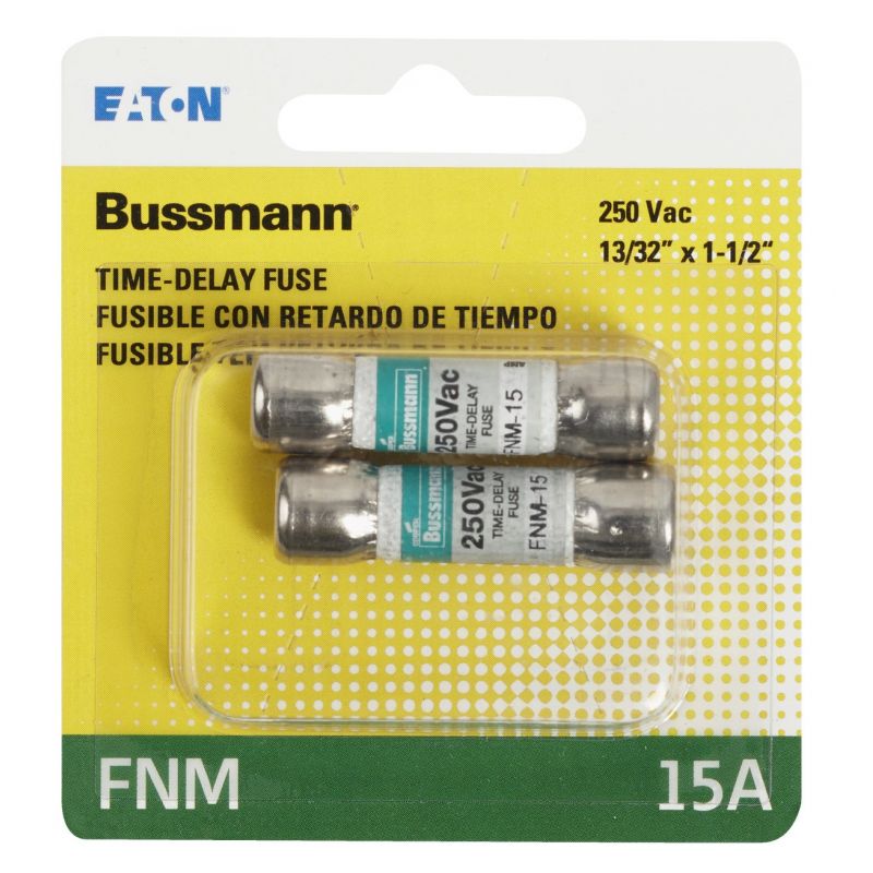 Bussmann Fusetron FNM Cartridge Fuse 15