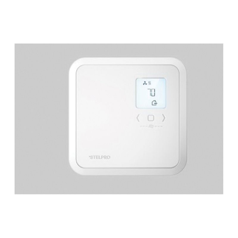 Stelpro ST402PFF Programmable Electronic Thermostat, 120/208/240 V, 4000 W, Thermistor Sensor, White, 1/EA White