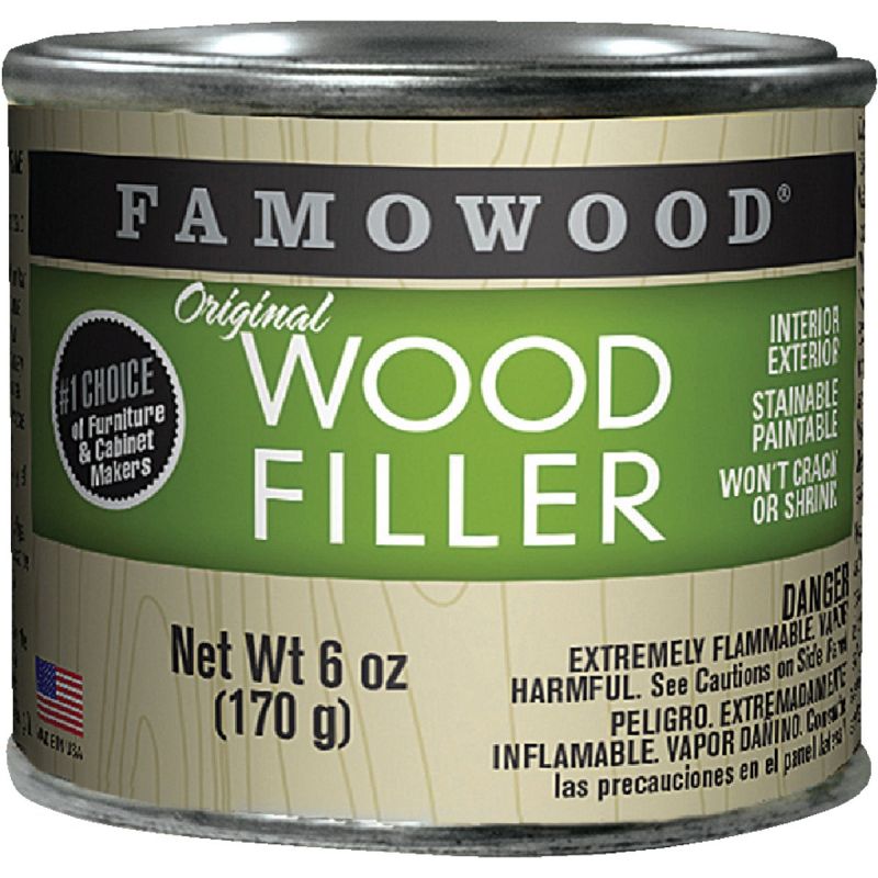 FAMOWOOD Wood Filler Walnut, 6 Oz.