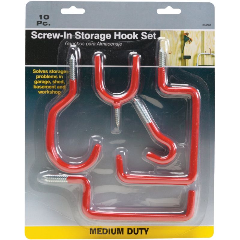 Screw-In Storage Hook Set