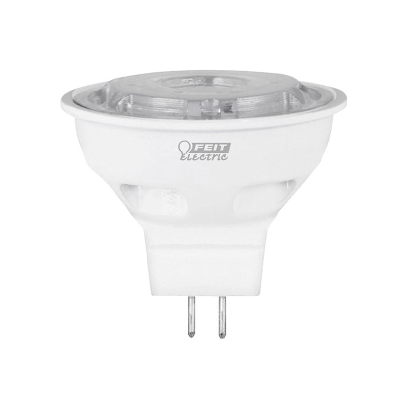 Feit Electric BPBAB/930CA/3 LED Lamp, Track/Recessed, MR16 Lamp, 20 W Equivalent, GU5.3 Lamp Base, Dimmable, Clear
