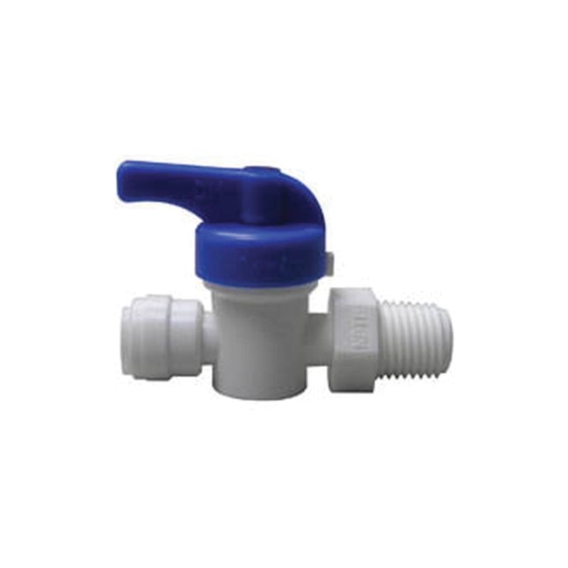 Watts PL-3042 Stop Valve, 3/8 in Connection, Compression x MPT, 150 psi Pressure, Manual Actuator, CPVC Body