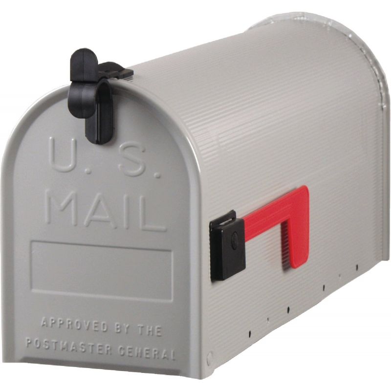 Gibraltar Grayson T1 Post Mount Mailbox Medium, Gray