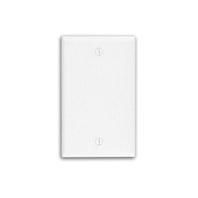 Leviton 000-78014-000 Wallplate, 4-1/2 in L, 2-3/4 in W, 0.22 in Thick, 1 -Gang, Thermoset, Light Almond, Smooth Light Almond