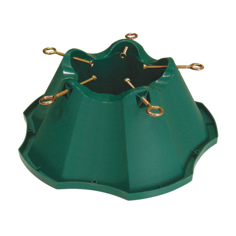 National Holidays 519-ST Tree Stand, Plastic, Green Green