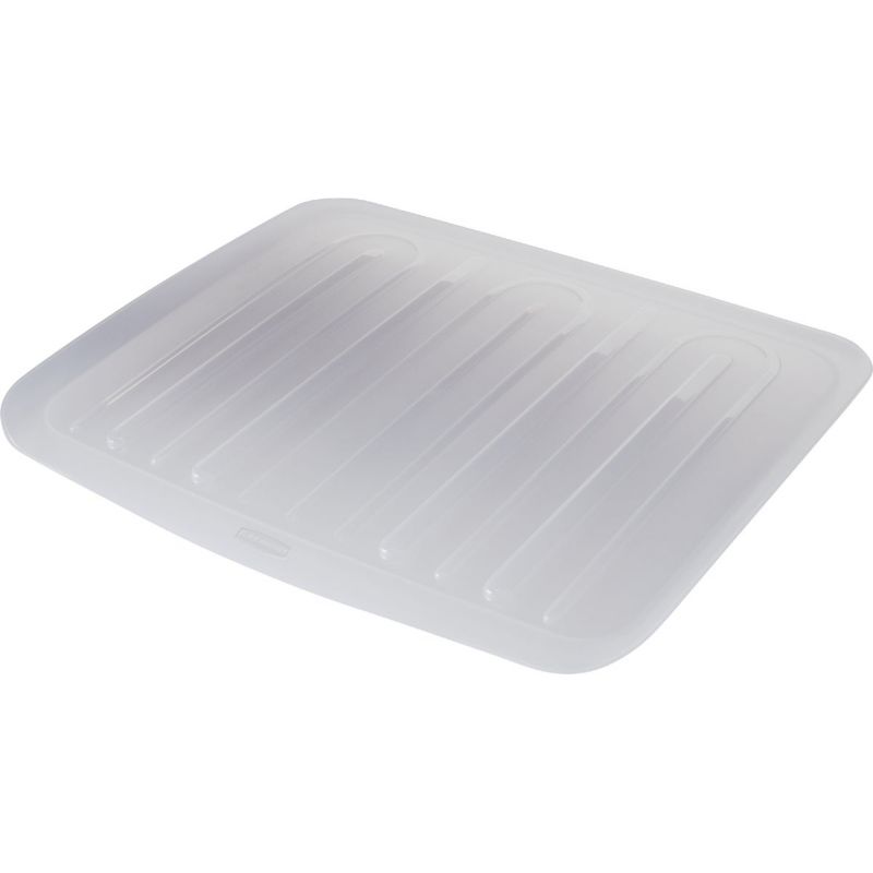 Rubbermaid Sloped Drainer Tray 14.7 In. W. X 1.3 In. H. X 18 In. L., Clear