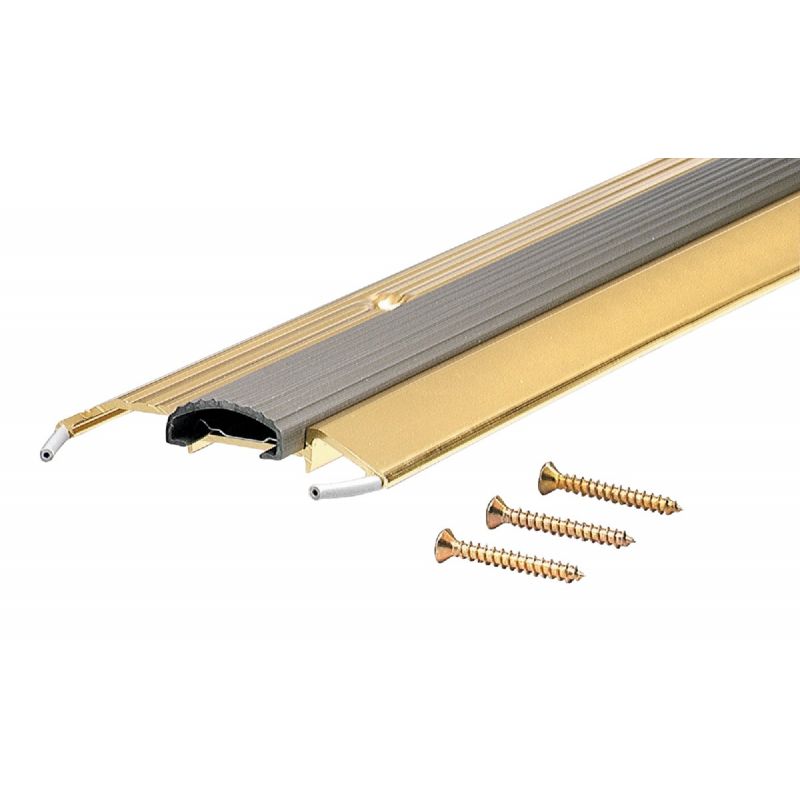 M-D Low Threshold With Vinyl Seal 36 In. L X 3-3/4 In. W X 3/4 In. H, Premium Gold