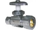 Lasco Copper Compression X Iron Pipe Straight Stop Valve 5/8 In. Comp Inlet X 3/8 In. Comp Outlet