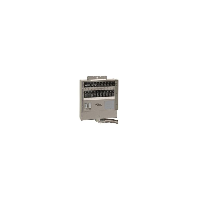 Reliance Controls Pro/Tran 2 Series 510C Transfer Switch, 1-Phase, 50 A, 120 V, 15-Circuit, Surface