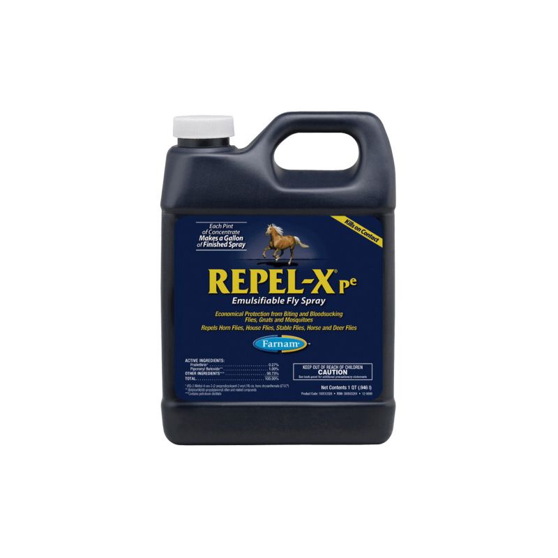 Farnam Repel-X 100512028 Emulsifiable Fly Spray, 32 oz Bottle