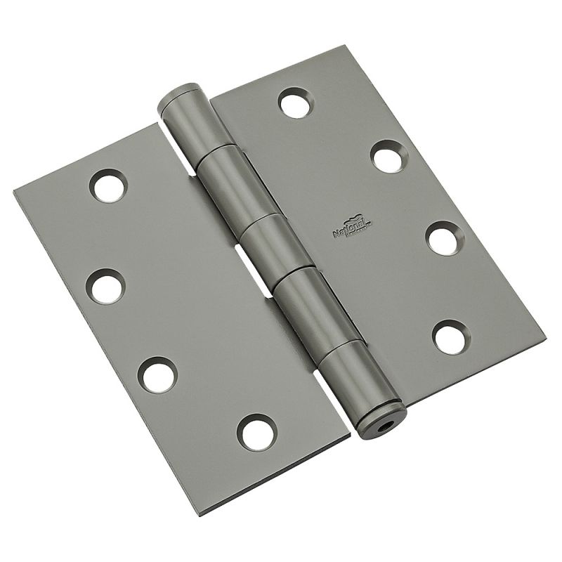 National Hardware N236-014 Template Hinge, Steel, Prime Coat, Non-Rising, Removable Pin, 90 lb (Pack of 6)