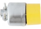 Leviton Armored Cord Connector Yellow, 15A