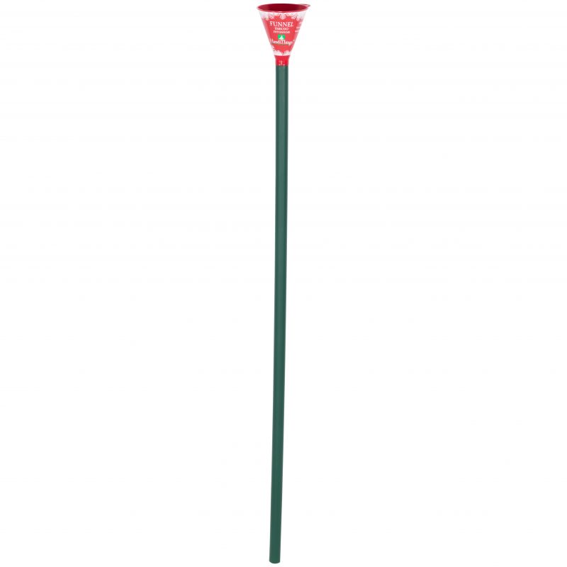 National Holidays HandiThings HT-300-12 Tree Funnel, Plastic, Green &amp; Red, Matte, For: Watering Live Christmas Tree Green &amp; Red