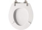Mayfair Benton Round Toilet Seat White, Round
