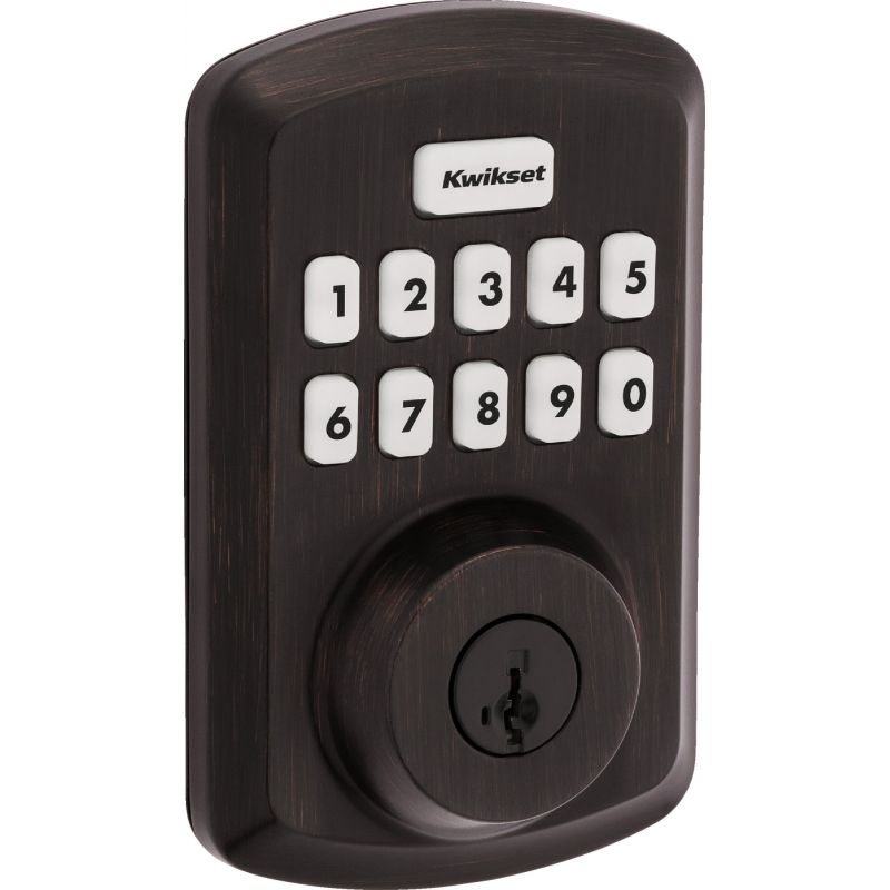 Kwikset Powerbolt 250 10-Button Keypad Electronic Deadbolt Lock