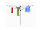 Honey-Can-Do DRY-09068 Outdoor Umbrella Clothes Dryer, 165 ft Drying Space, Aluminum/Steel, White, 73 in W, 72 in H White