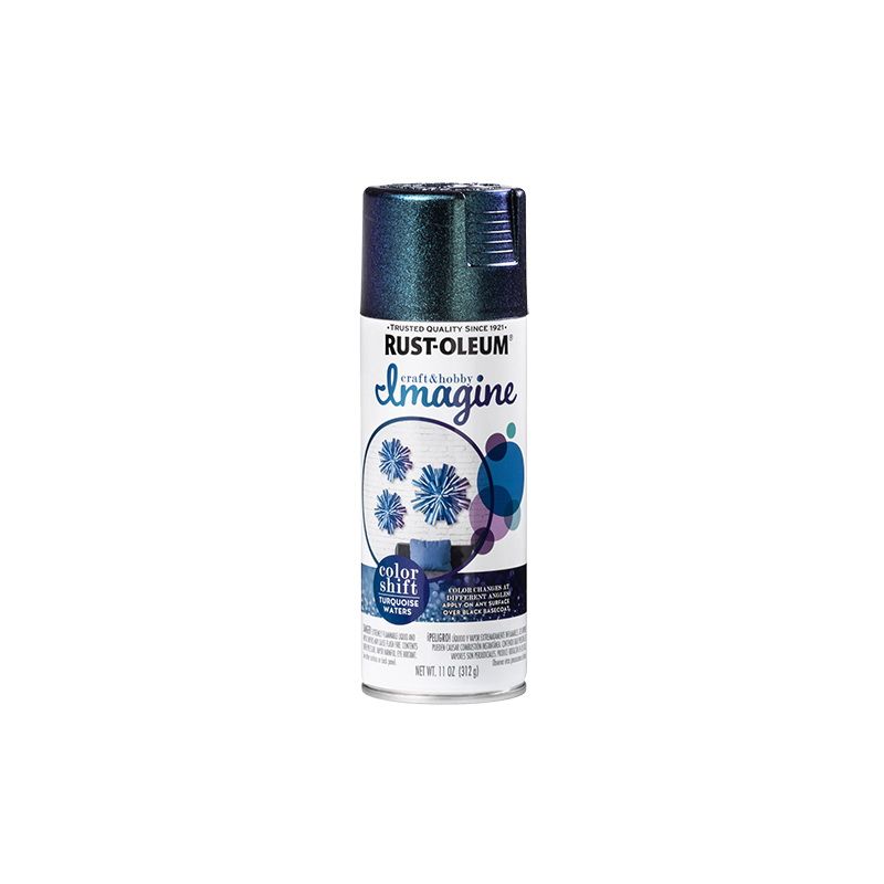 Rust-Oleum Imagine 353336 Craft Spray Paint, Turquoise Waters, 11 oz, Can Turquoise Waters