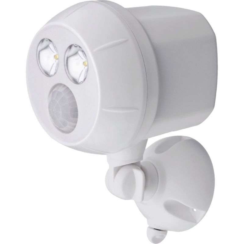 Mr. Beams UltraBright Spotlight Outdoor Battery Operated LED Light Fixture White