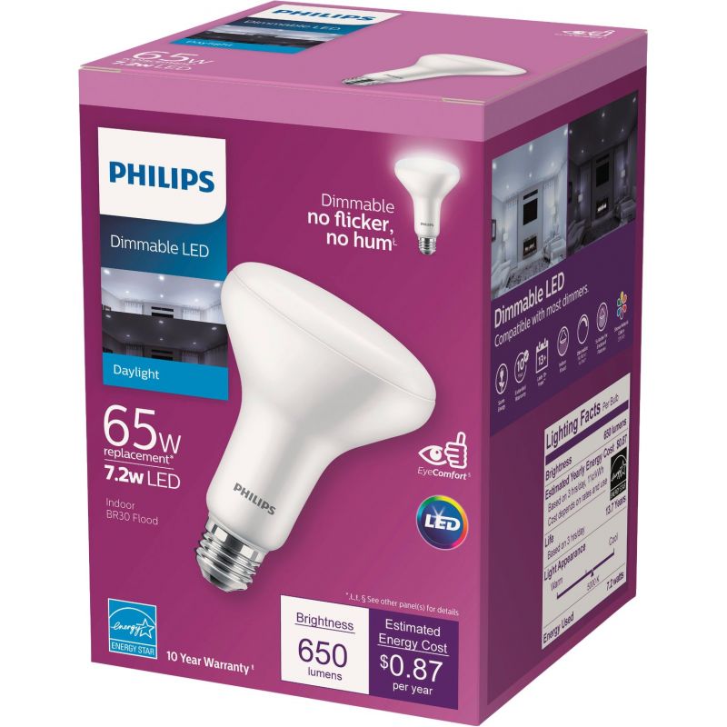 Philips BR30 Medium LED Floodlight Light Bulb