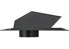 Lambro Plastic Roof Vent Cap for Bath Exhaust Fan 3 In. Or 4 In., Black