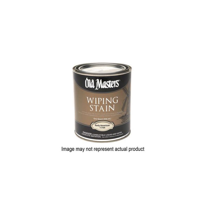 Old Masters 15316 Wiping Stain, Carbon Black, Liquid, 0.5 pt Carbon Black