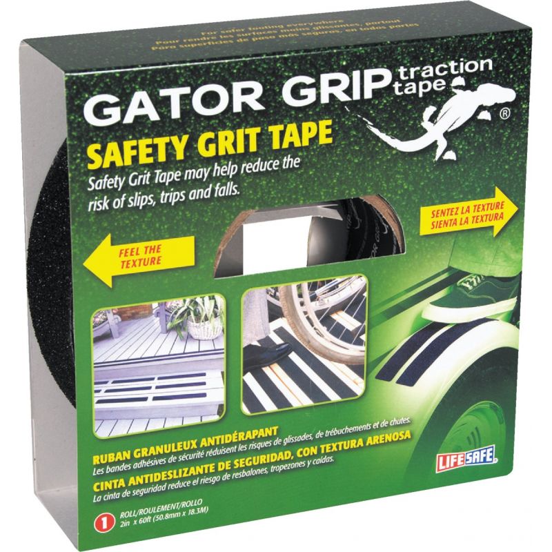 Gator Grip Traction Anti-Slip Walk Tape 2 In. X 60 Ft., Black