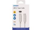 RCA USB 3.1 Type-C Charging &amp; Sync Cable White