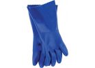 Working Hands PVC Coated Rubber Glove M, Blue