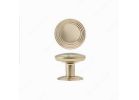 Richelieu BP707032CHBRZ Knob, 1-1/16 in Projection, Metal, Champagne Bronze 1-1/4 In, Yellow, Transitional