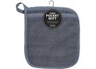Kay Dee Designs Pocket Oven Mitt 7.5 In. X 8 In., Charcoal (Pack of 6)