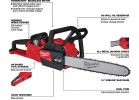 Milwaukee M18 Fuel Cordless Chainsaw Kit Red