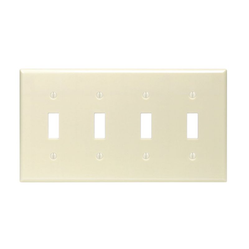 Leviton Plastic Switch Wall Plate Ivory