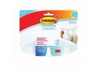 Command BATH21-ES Bath Multi-Hook, Plastic, Frosted Frosted