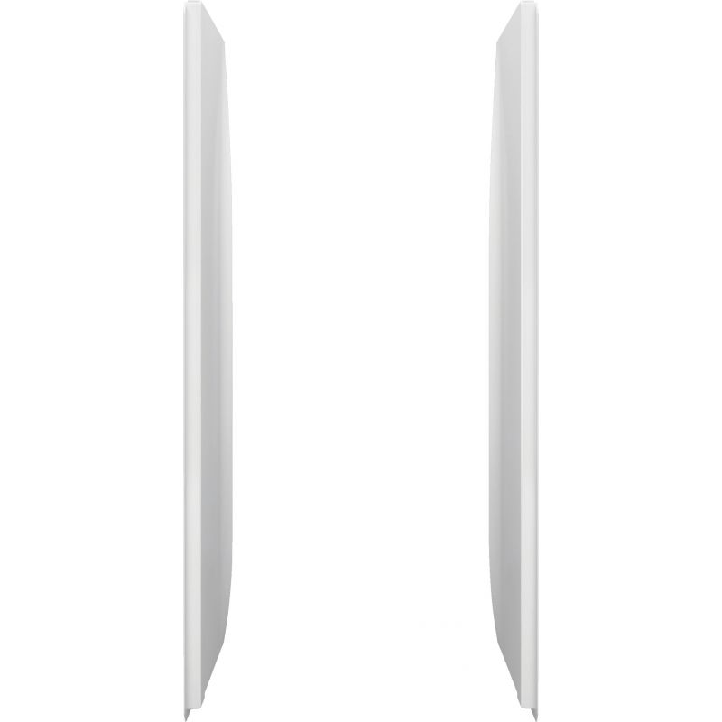 Sterling Ensemble Curved Shower End Wall Set White