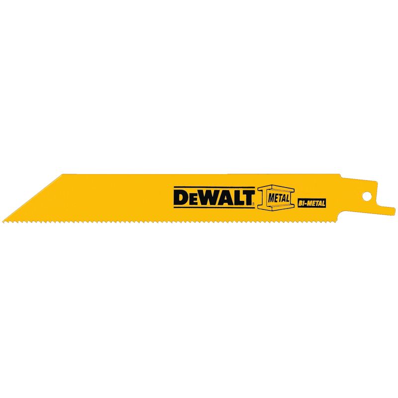 DeWALT DW4821B25 Reciprocating Saw Blade, 8 in L, 18 TPI