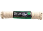 Do it Best Solid Braided Cotton Sash Cord White