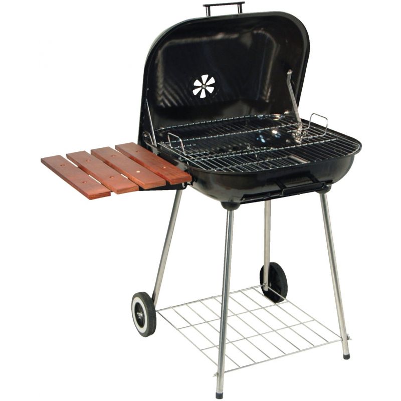 Kay Home Products Portable Smoker/Charcoal Grill Black