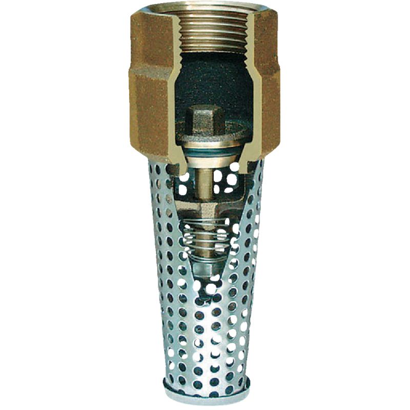 Simmons Lead-Free Bronze Foot Valve 1-1/4 In.