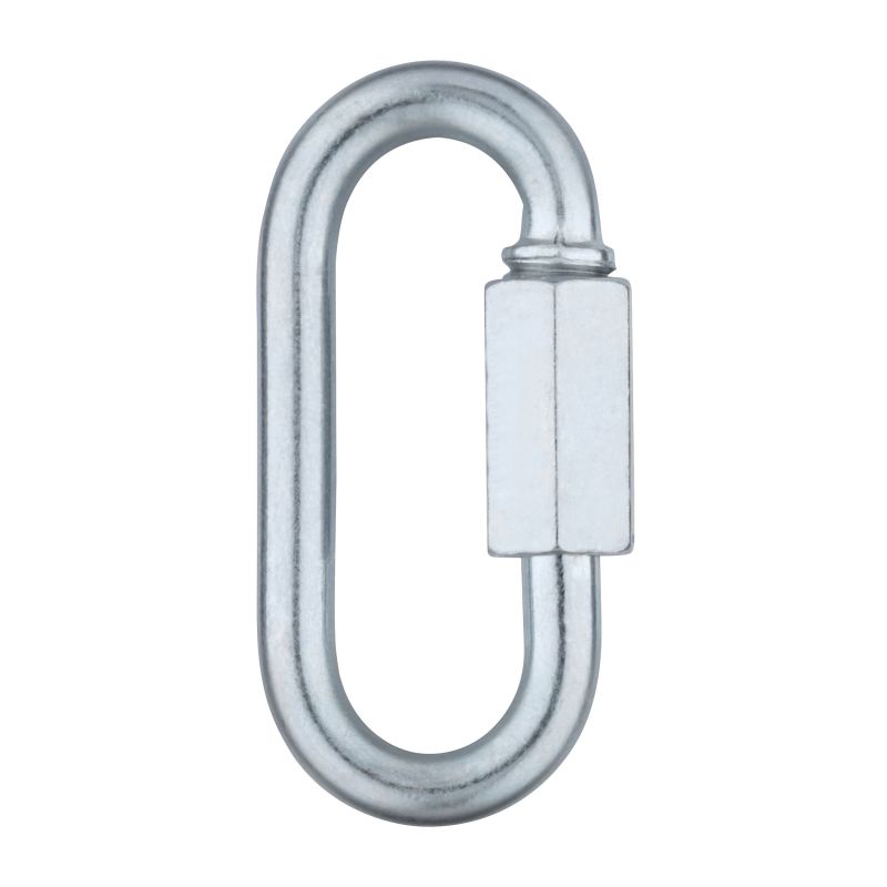 National Hardware N889-011 Quick Link, 1/4 in Trade, 880 lb Working Load, Steel, Zinc