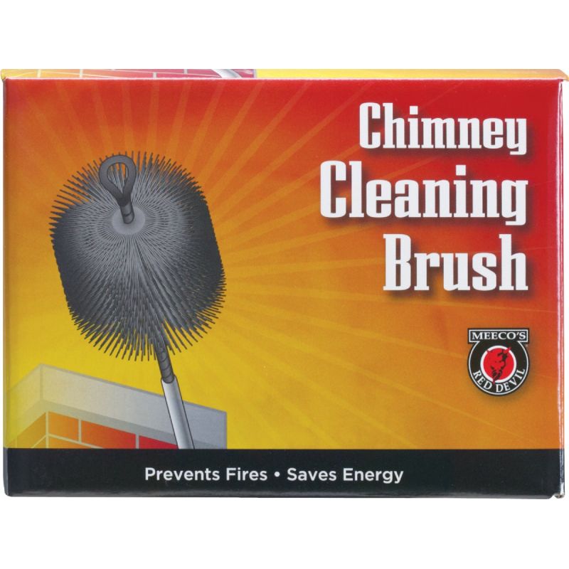 Meeco&#039;s Red Devil Wire Chimney Brush 8 In.