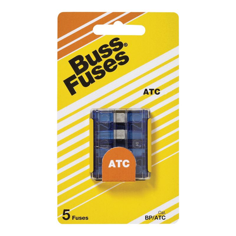 Bussmann BP/ATC-5-RP Automotive Fuse, Blade Fuse, 32 VDC, 5 A, 1 kA Interrupt Tan