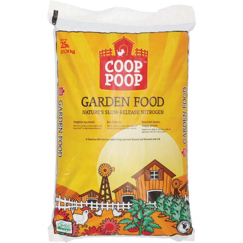 Healthy Grow Coop Poop Organic Dry Plant Food 25 Lb.