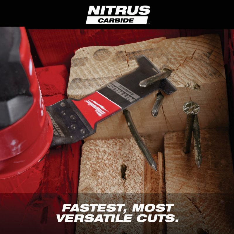 Milwaukee NITRUS CARBIDE Extreme Materials OPEN-LOK Oscillating Blade