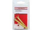 Lasco Polished Brass Toilet Seat Bolts With Nuts And Washers 3/8&quot; X 2-1/2&quot;, Polished Brass